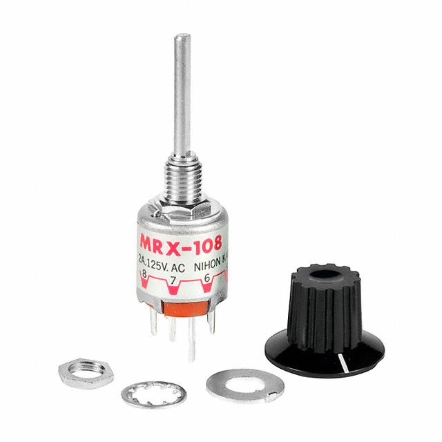 All Parts Industrial Control Switches Rotary MRX108-A by NKK Switches